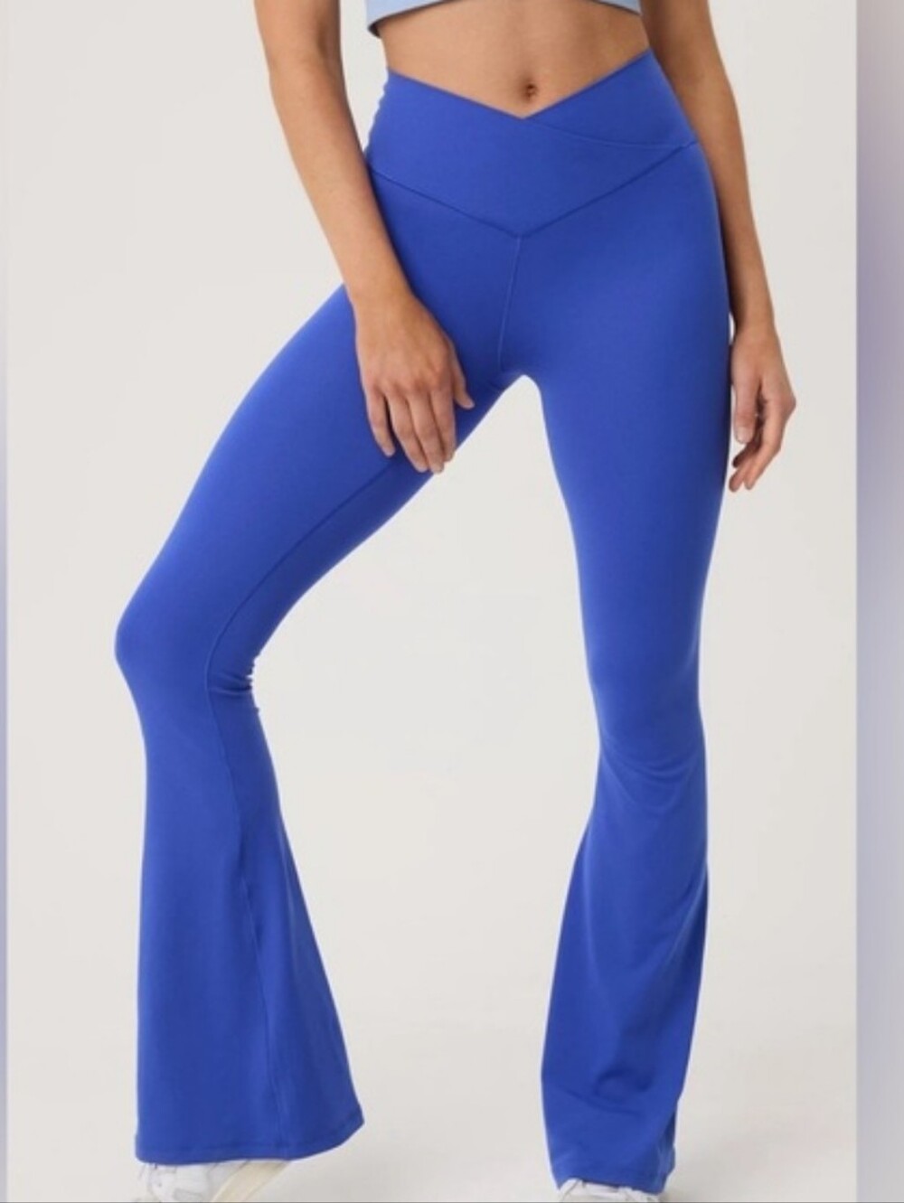 OFFLINE By Aerie Real Me High Waisted Crossover Flare Legging